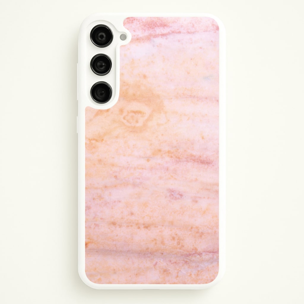 Ombre Rose Gold Marble - Marble Phone Case for Galaxy S23 Plus