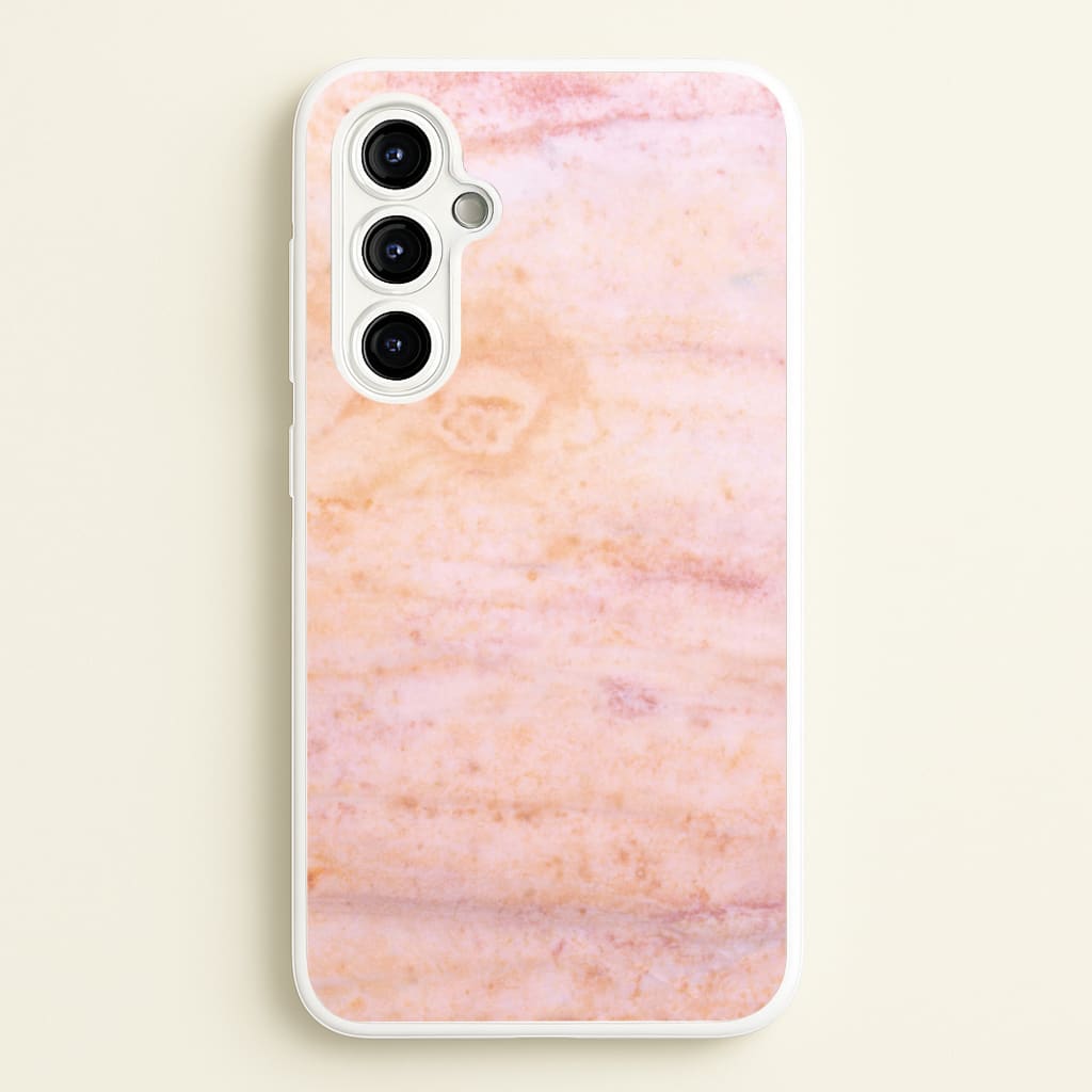 Ombre Rose Gold Marble - Marble Phone Case for Galaxy A54