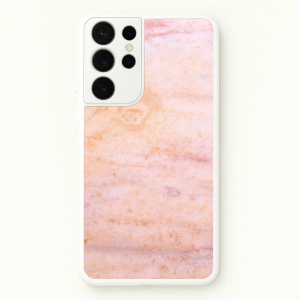 Ombre Rose Gold Marble - Marble Phone Case for Galaxy S21 Ultra