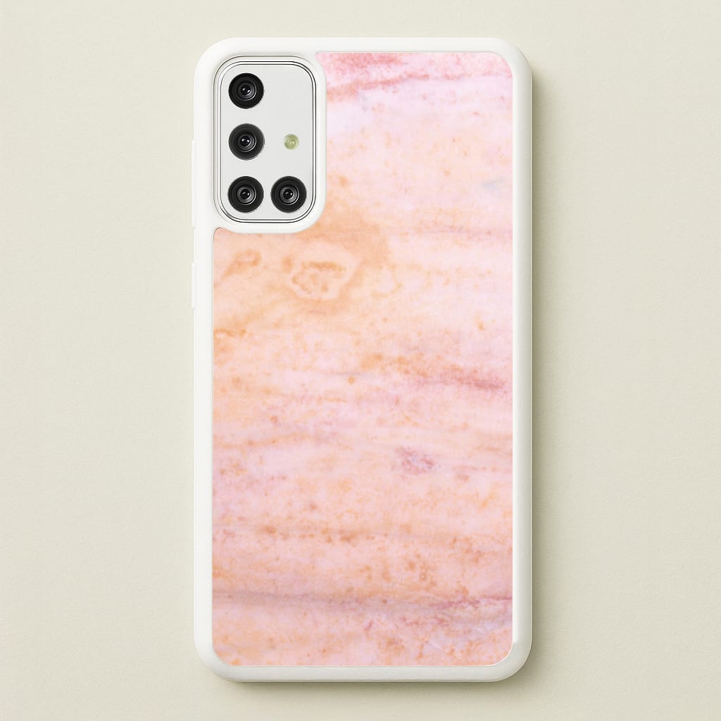 Ombre Rose Gold Marble - Marble Phone Case for Galaxy A71