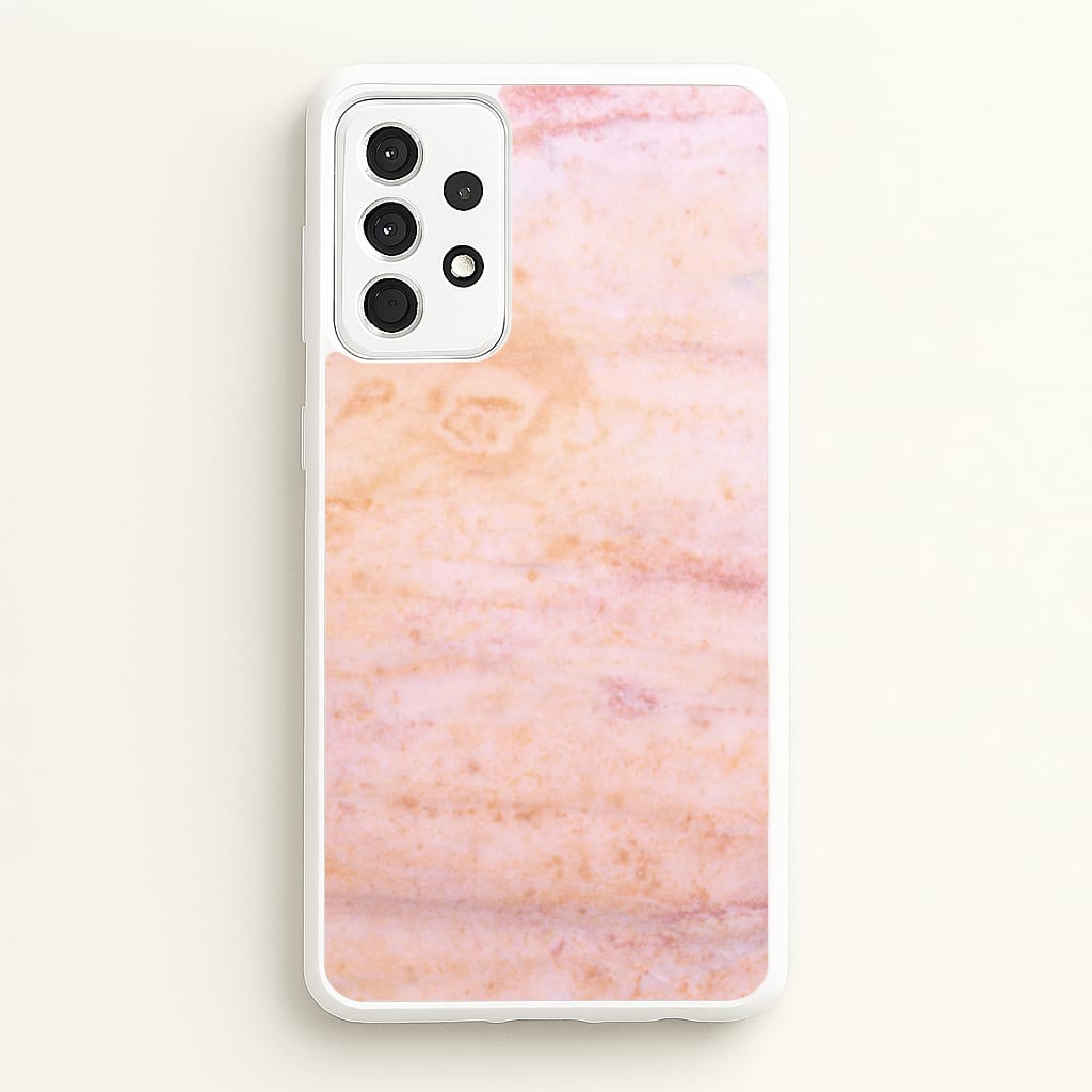 Ombre Rose Gold Marble - Marble Phone Case for Galaxy A52 / A52s