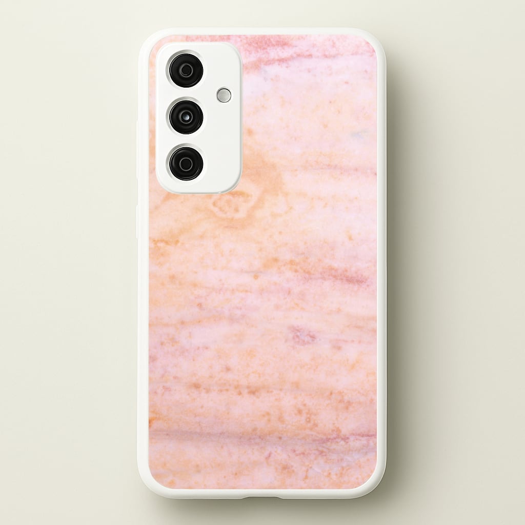 Ombre Rose Gold Marble - Marble Phone Case for Galaxy A55
