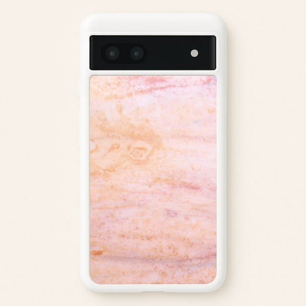 Ombre Rose Gold Marble - Marble Phone Case for Google Pixel 6a