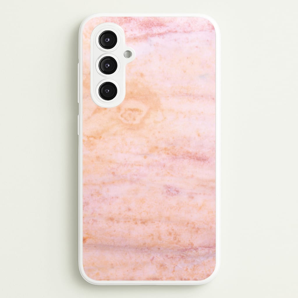 Ombre Rose Gold Marble - Marble Phone Case for Galaxy S23FE