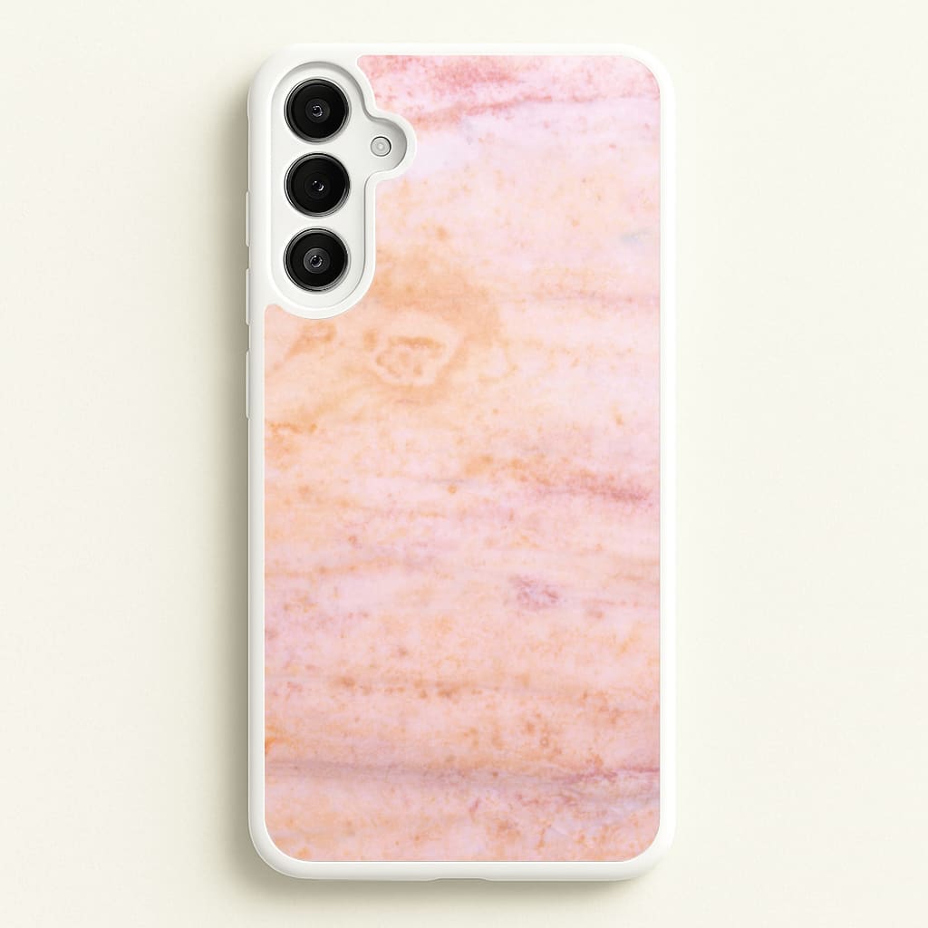 Ombre Rose Gold Marble - Marble Phone Case for Galaxy A34