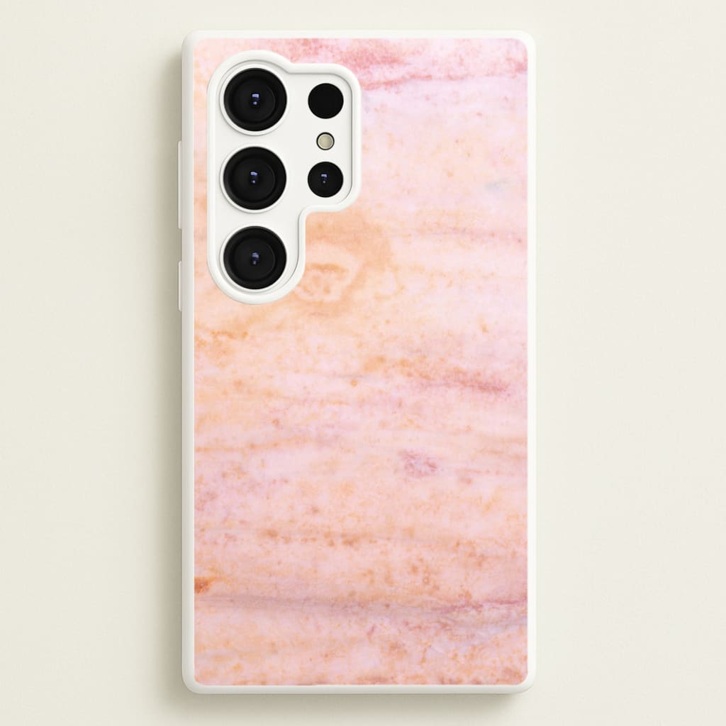 Ombre Rose Gold Marble - Marble Phone Case for Galaxy S25 Ultra