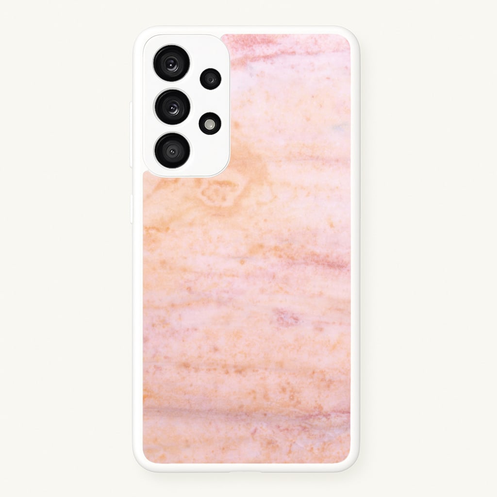 Ombre Rose Gold Marble - Marble Phone Case for Galaxy A53