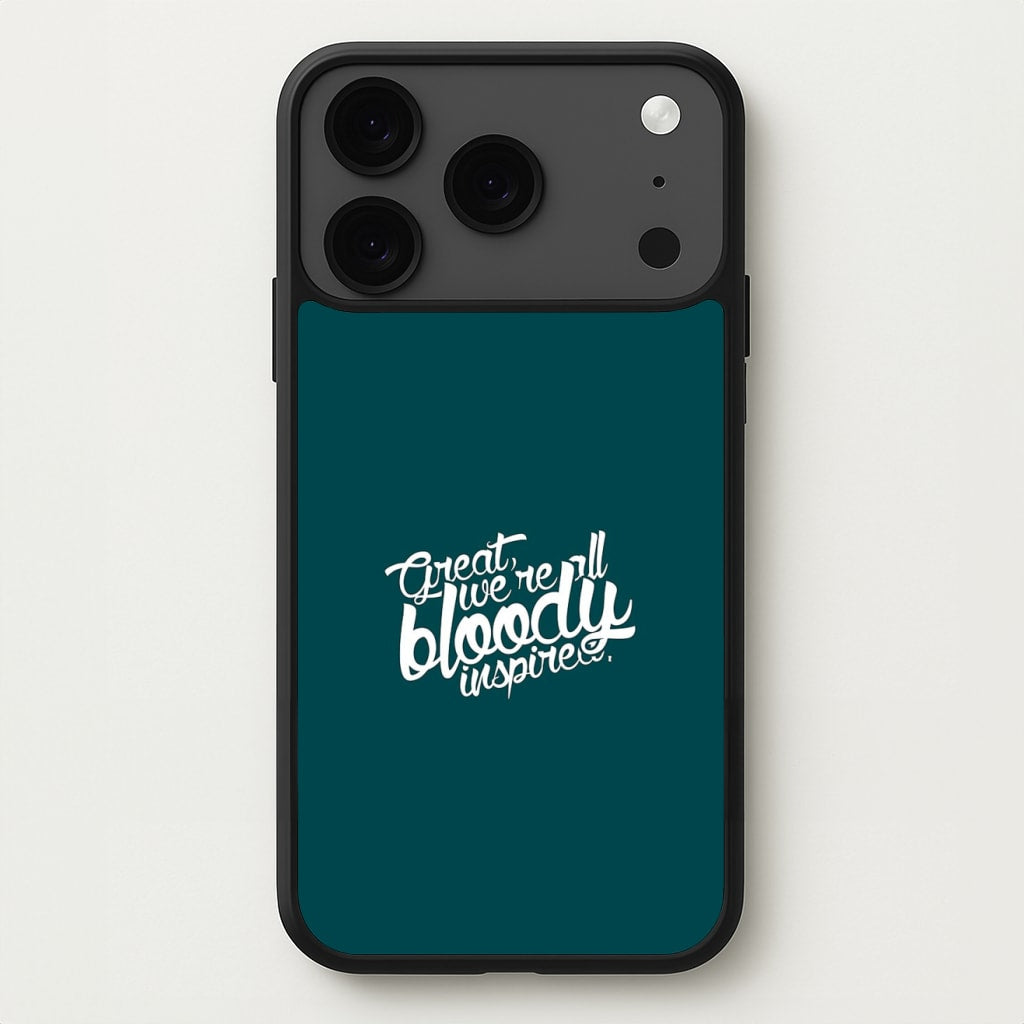Great, We're All Bloody Inspired - Maze Phone Case for iPhone 17 Pro