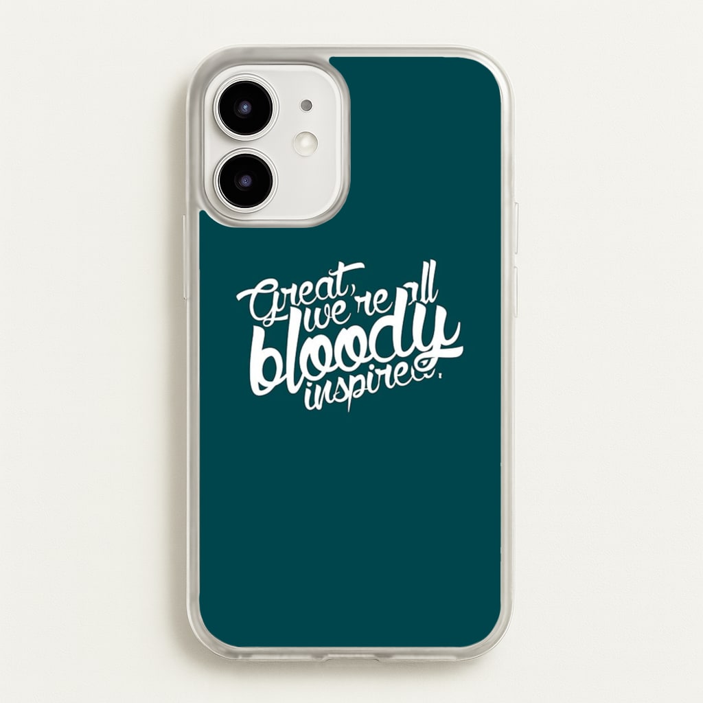 Great, We're All Bloody Inspired - Maze - Maze Runner Phone Case for iPhone 12 / 12 Pro