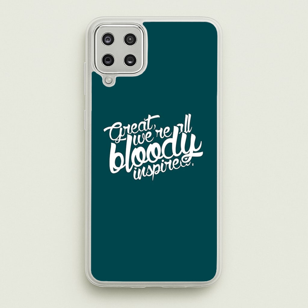 Great, We're All Bloody Inspired - Maze - Maze Runner Phone Case for Galaxy A12