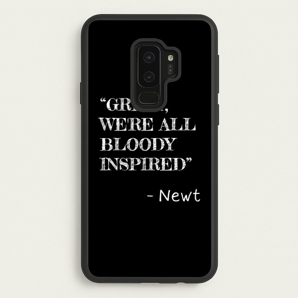 Great, We're All Bloody Inspired - Newt - Maze Runner Phone Case for Galaxy S9 Plus