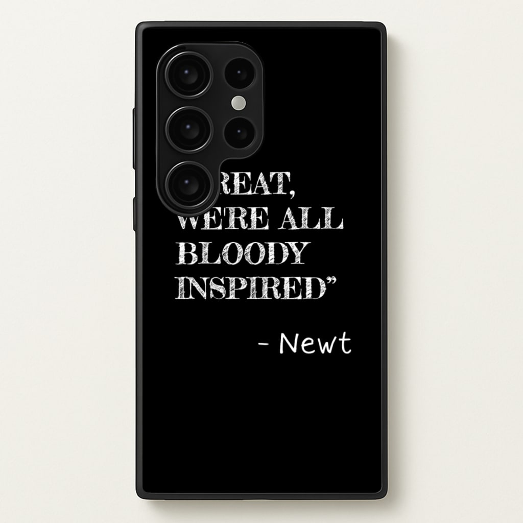 Great, We're All Bloody Inspired - Newt - Maze Runner Phone Case for Galaxy S24 Ultra