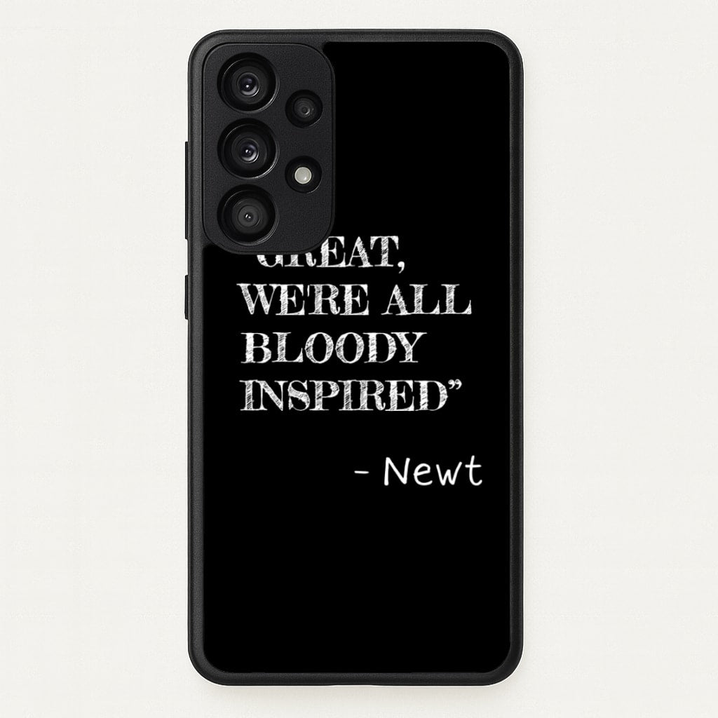 Great, We're All Bloody Inspired - Newt - Maze Runner Phone Case for Galaxy A33
