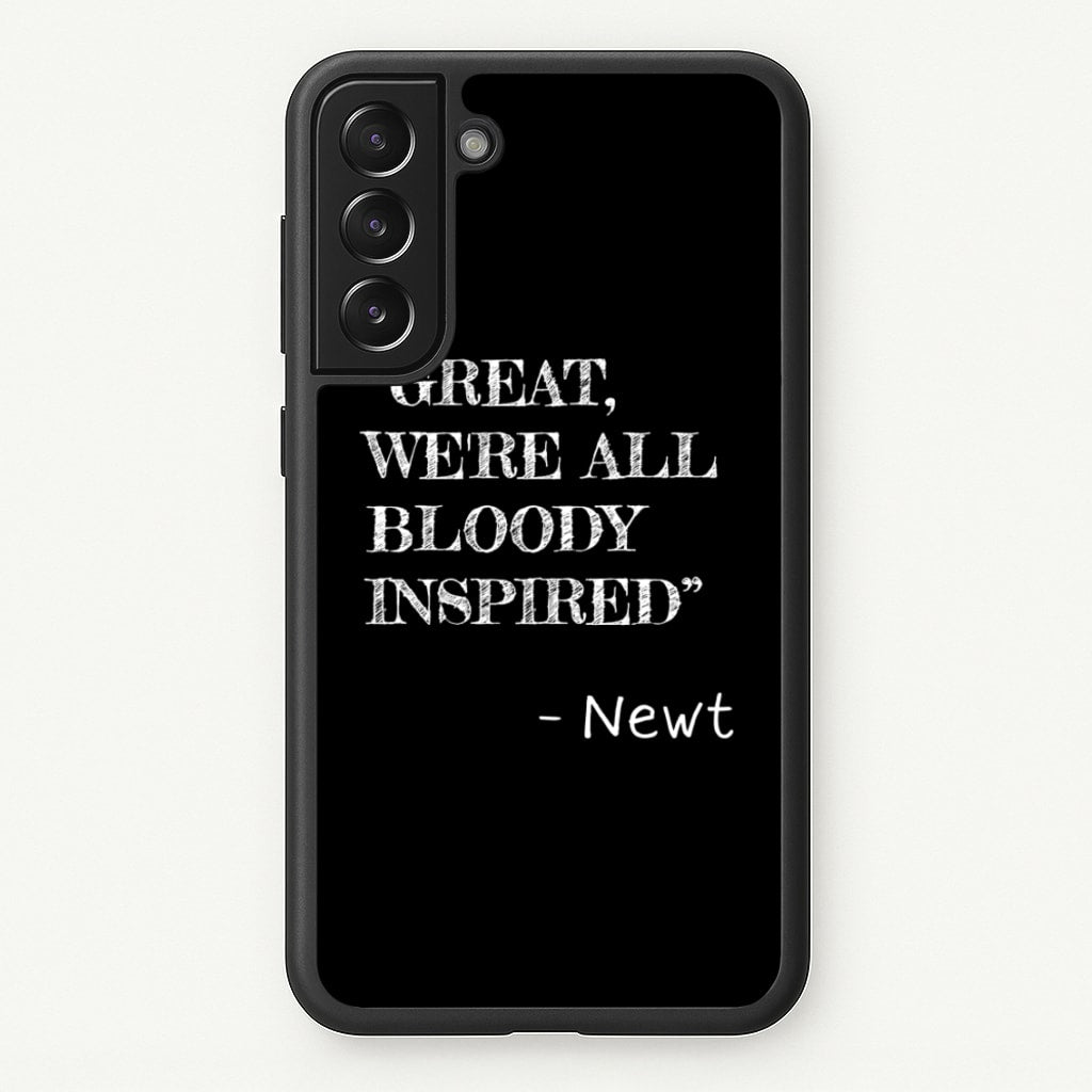 Great, We're All Bloody Inspired - Newt - Maze Runner Phone Case for Galaxy S21