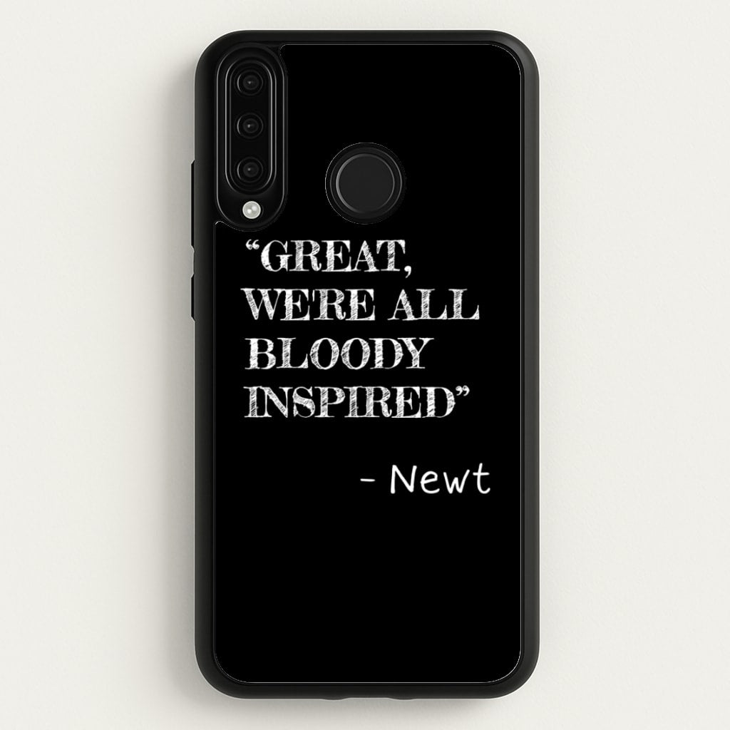 Great, We're All Bloody Inspired - Newt - Maze Runner Phone Case for Huawei P30 Lite