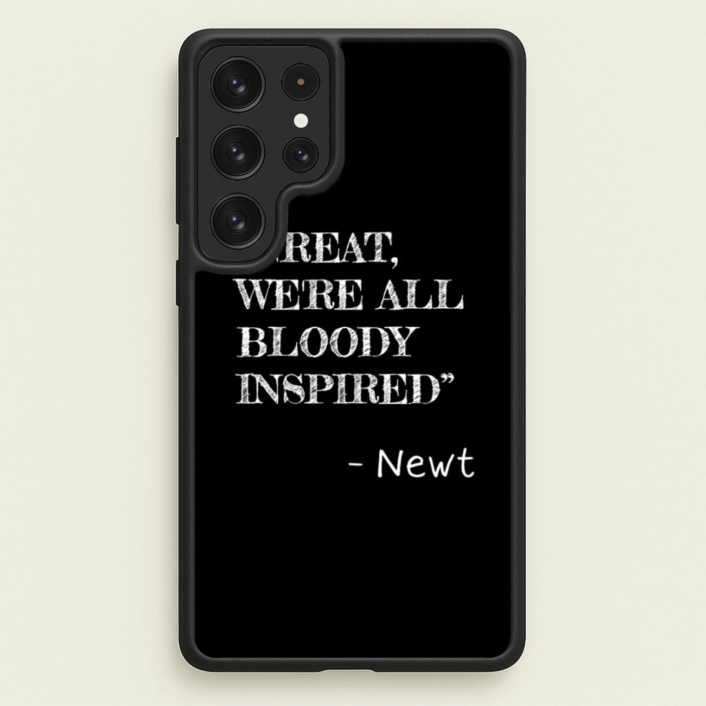 Great, We're All Bloody Inspired - Newt - Maze Runner Phone Case for Galaxy S22 Ultra