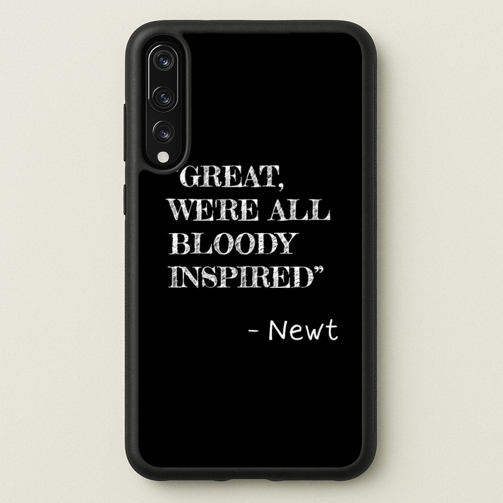 Great, We're All Bloody Inspired - Newt - Maze Runner Phone Case for Huawei P20 Pro