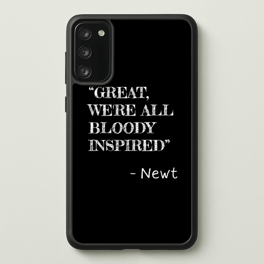 Great, We're All Bloody Inspired - Newt - Maze Runner Phone Case for Galaxy A41