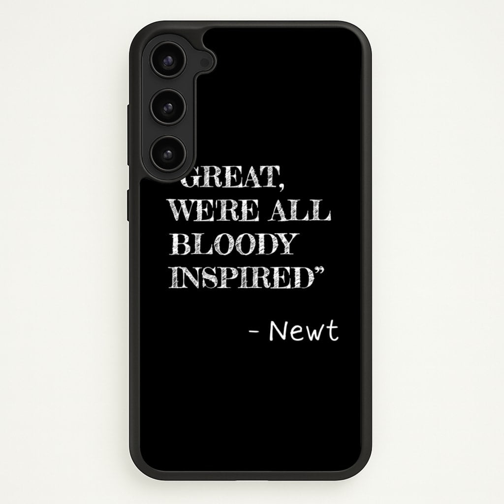Great, We're All Bloody Inspired - Newt - Maze Runner Phone Case for Galaxy S23