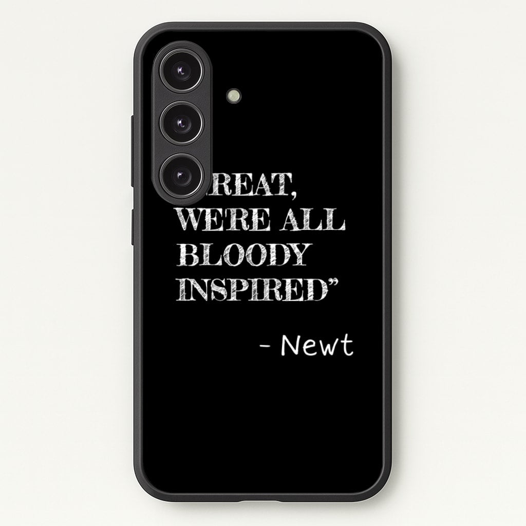 Great, We're All Bloody Inspired - Newt - Maze Runner Phone Case for Galaxy S25