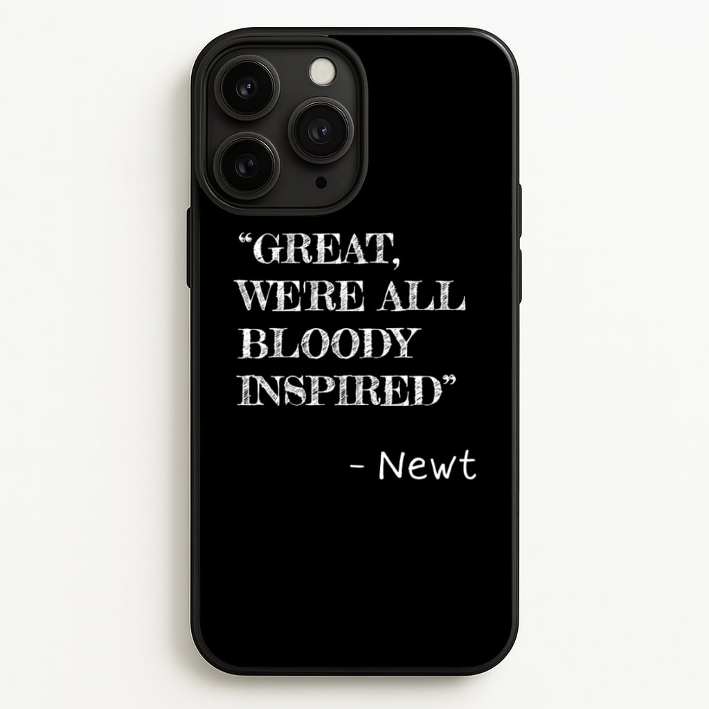 Great, We're All Bloody Inspired - Newt - Maze Runner Phone Case for iPhone 11 Pro Max
