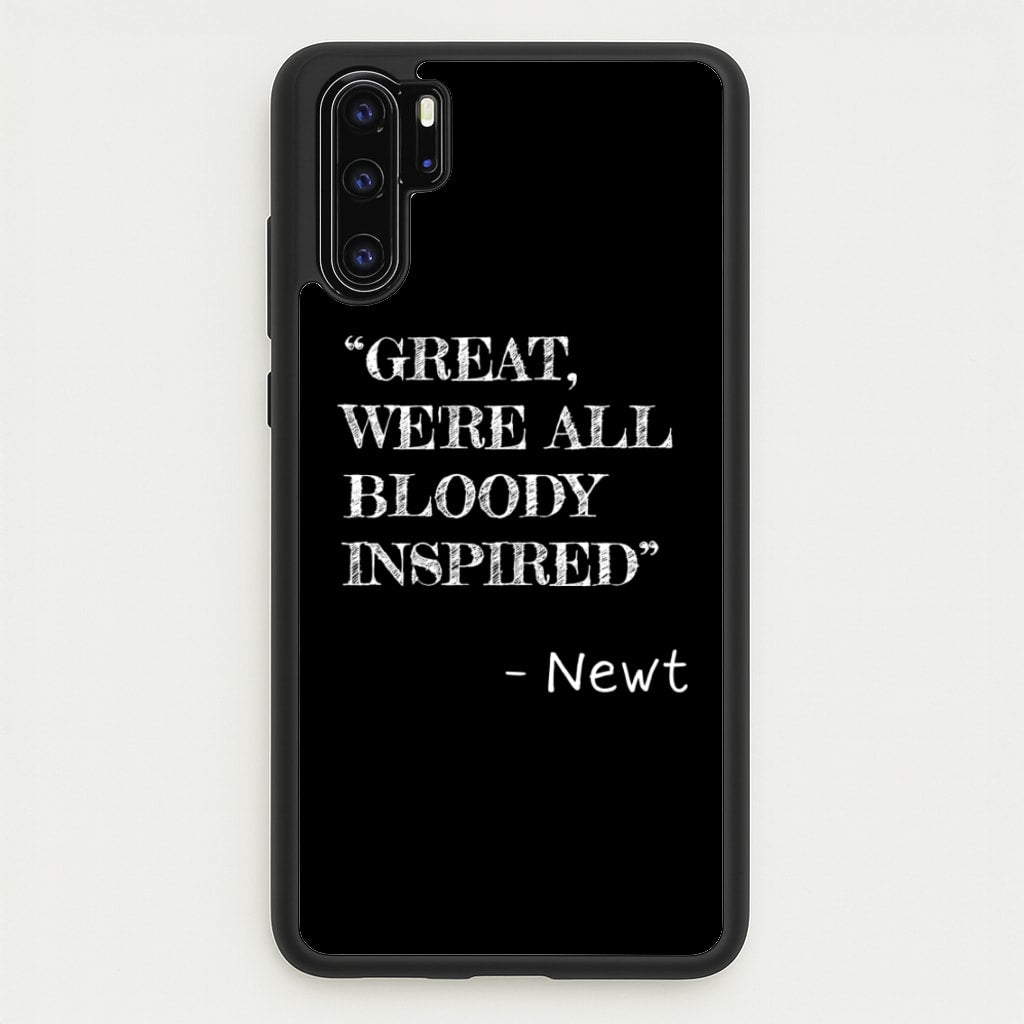 Great, We're All Bloody Inspired - Newt - Maze Runner Phone Case for Huawei P30 Pro