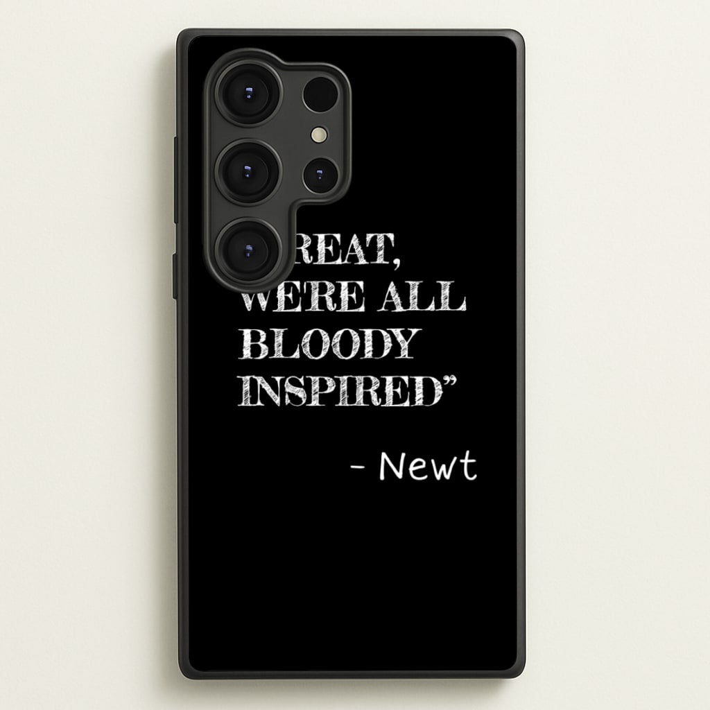Great, We're All Bloody Inspired - Newt - Maze Runner Phone Case for Galaxy S25 Ultra