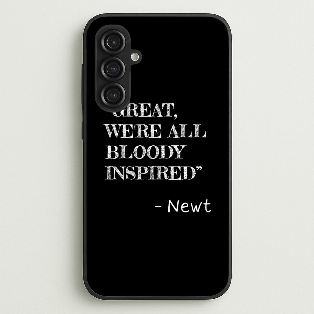 Great, We're All Bloody Inspired - Newt - Maze Runner Phone Case for Galaxy S23FE