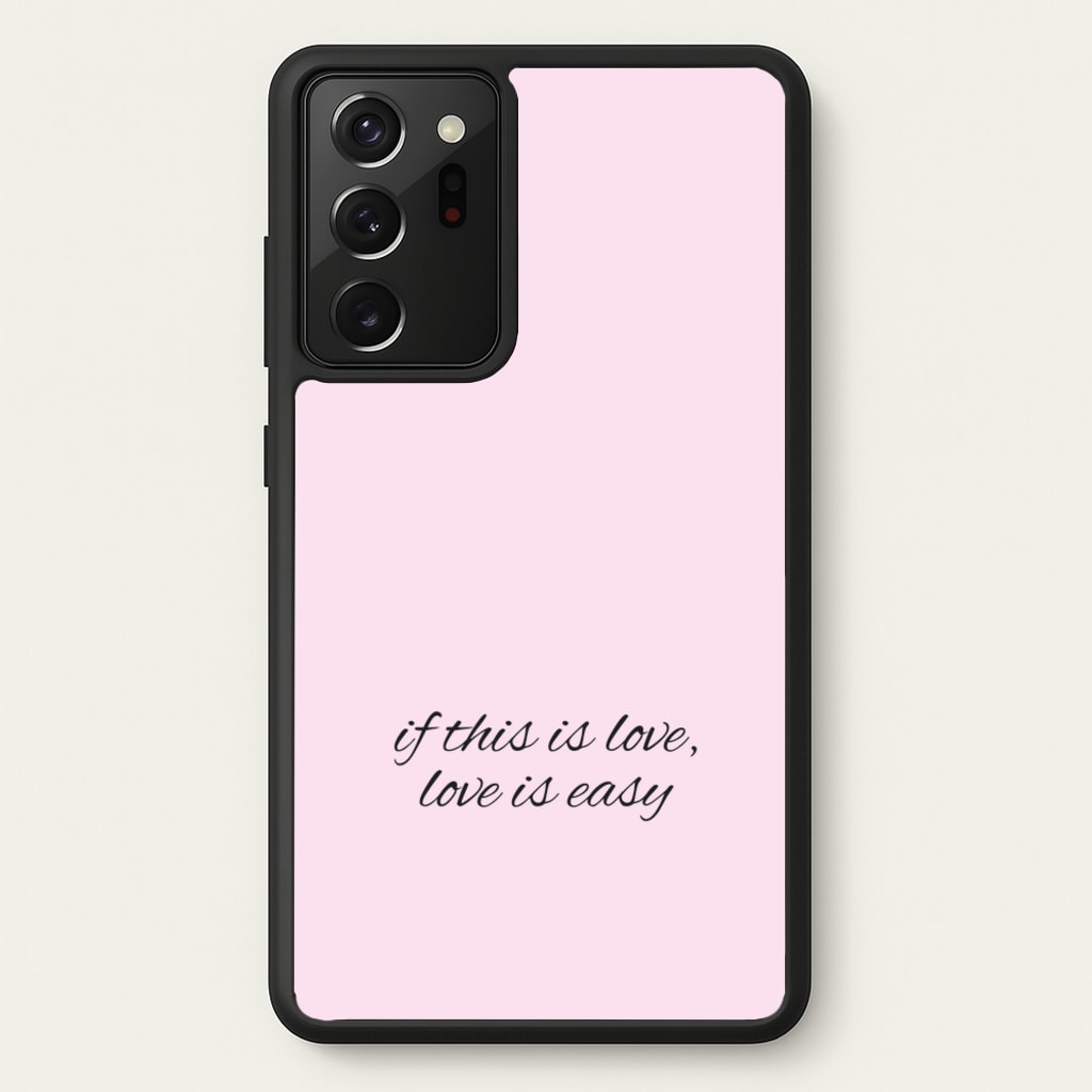If This Is Love, Love Is Easy - McBand - McFly Phone Case for Galaxy Note 20 Ultra