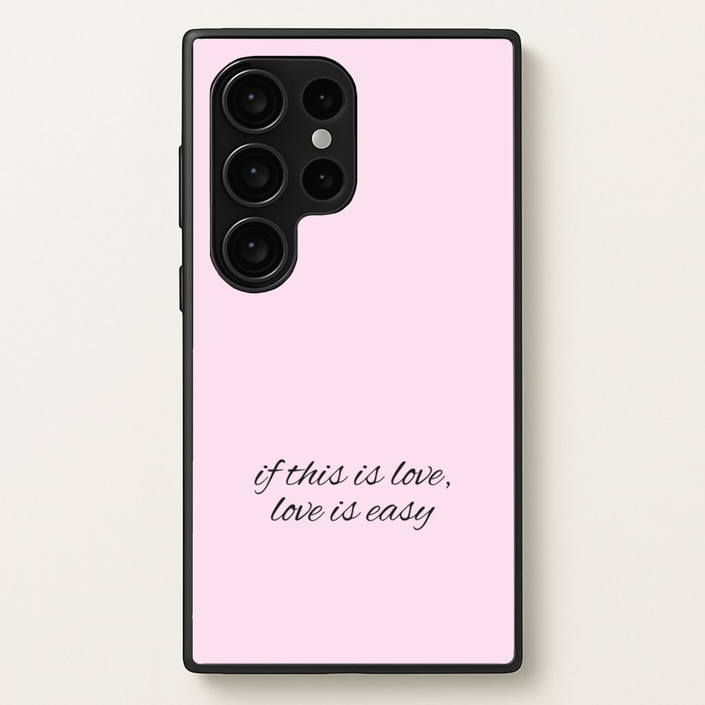 If This Is Love, Love Is Easy - McBand - McFly Phone Case for Galaxy S24 Ultra