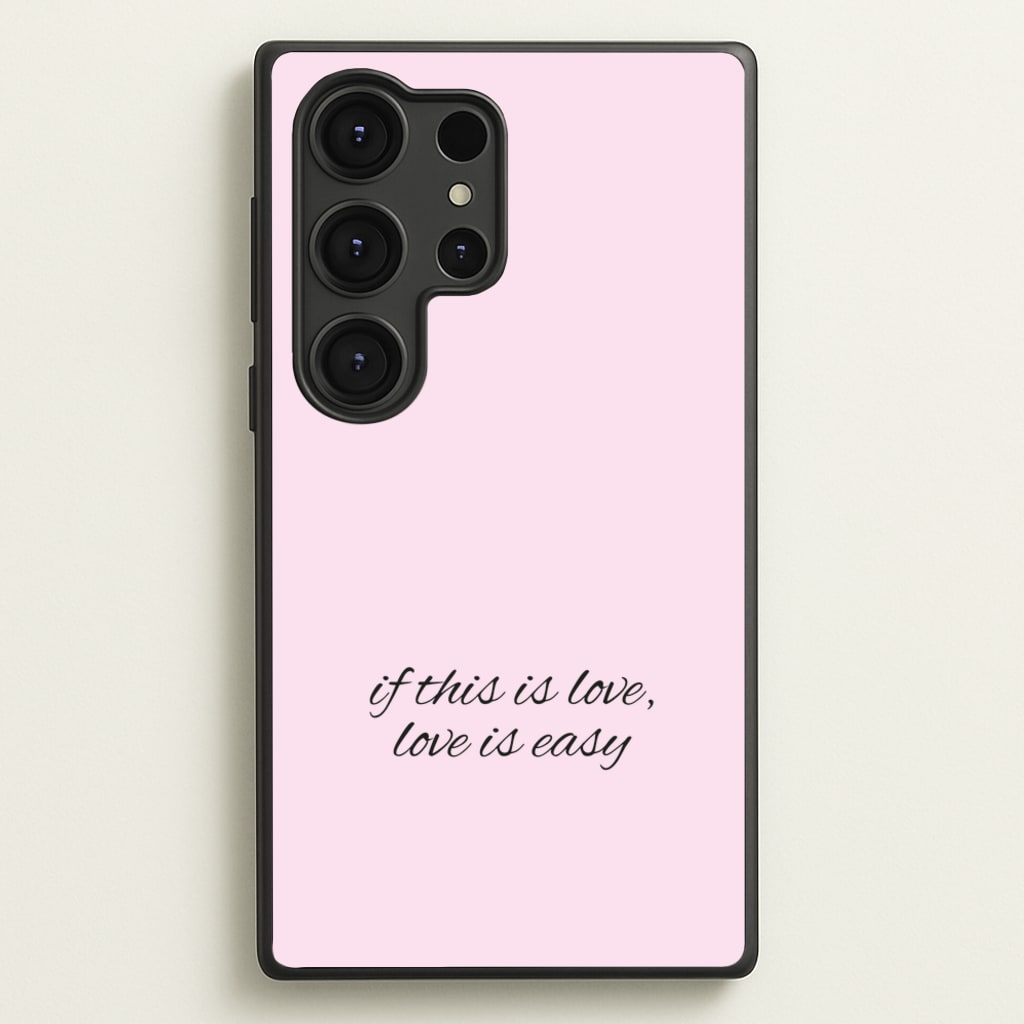 If This Is Love, Love Is Easy - McBand - McFly Phone Case for Galaxy S25 Ultra