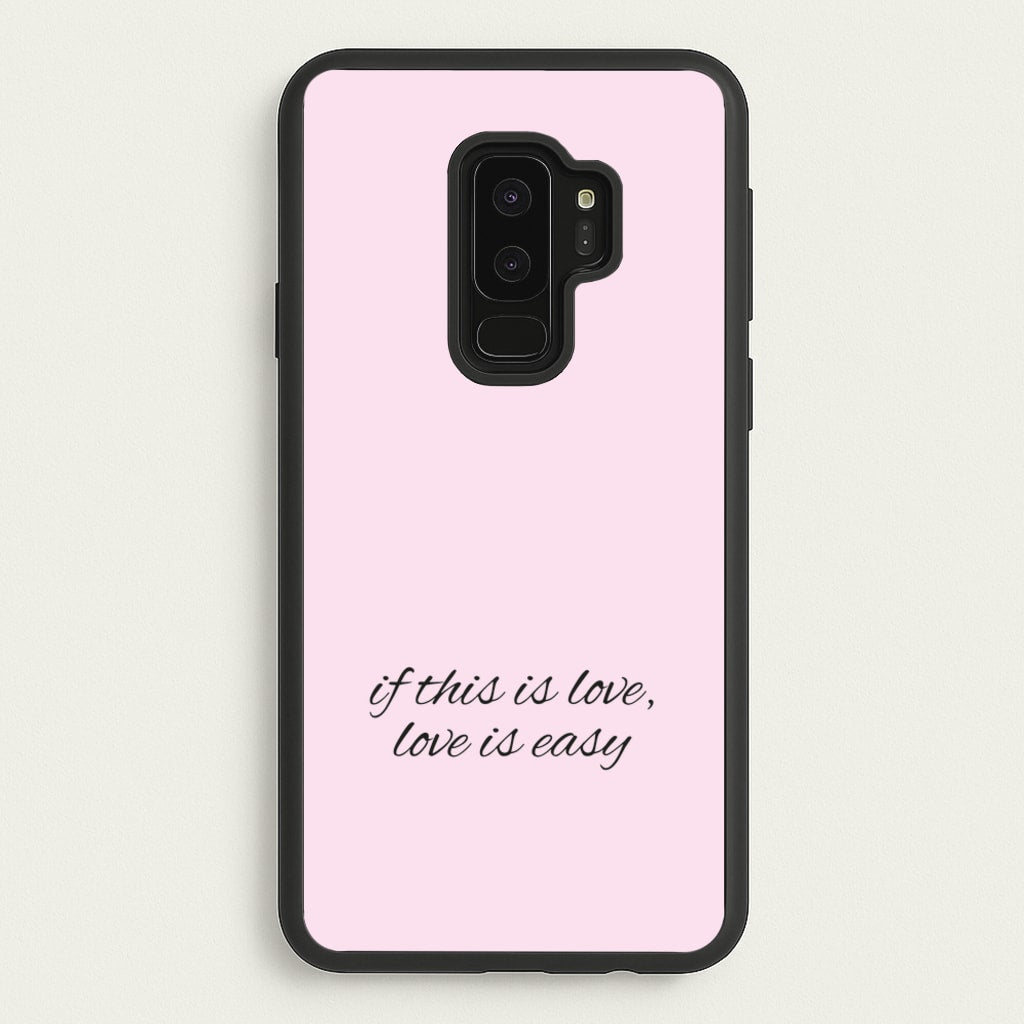 If This Is Love, Love Is Easy - McBand - McFly Phone Case for Galaxy S9 Plus