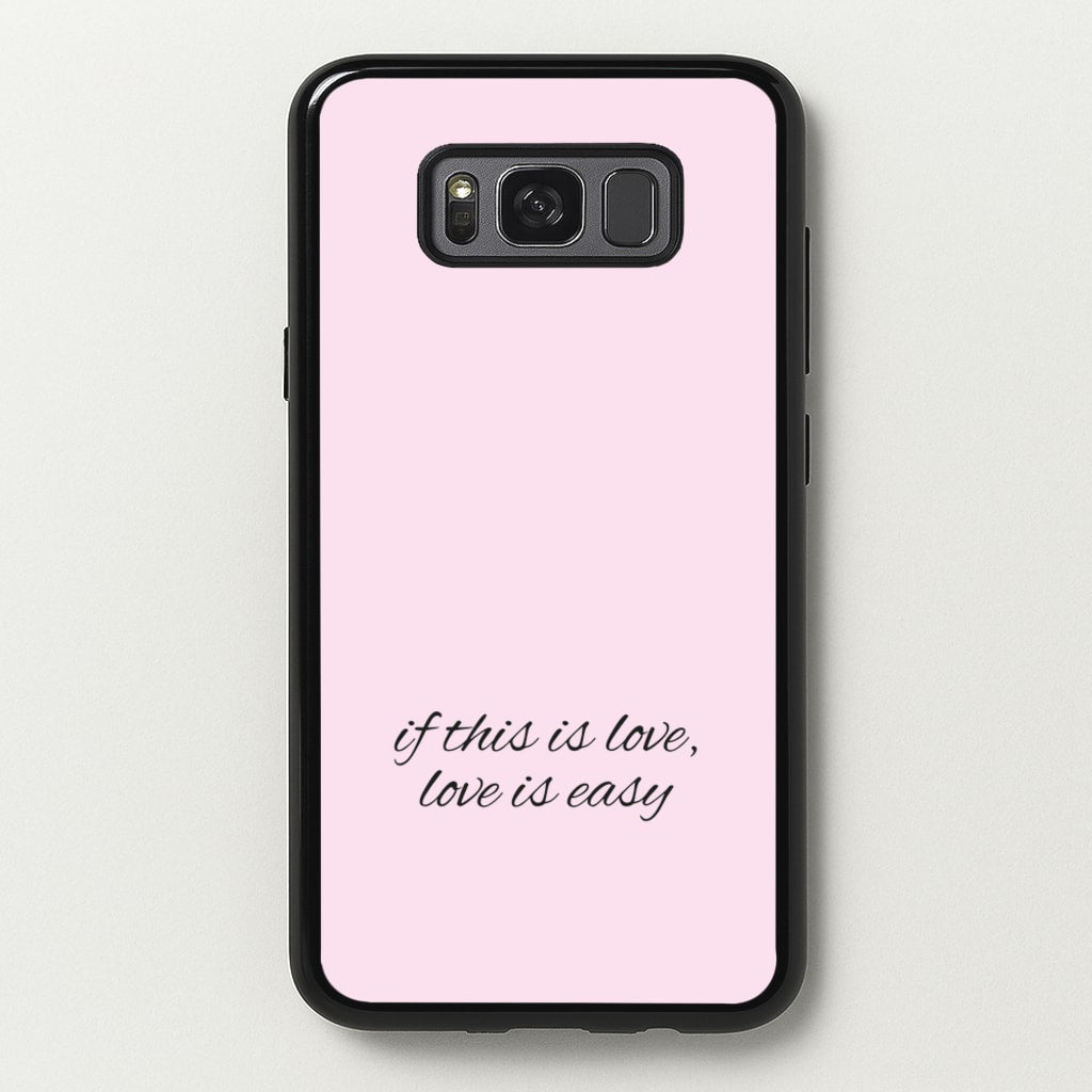 If This Is Love, Love Is Easy - McBand - McFly Phone Case for Galaxy S8 Plus