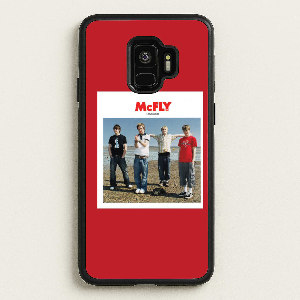 Obviously - McBand - McFly Phone Case for Galaxy S9