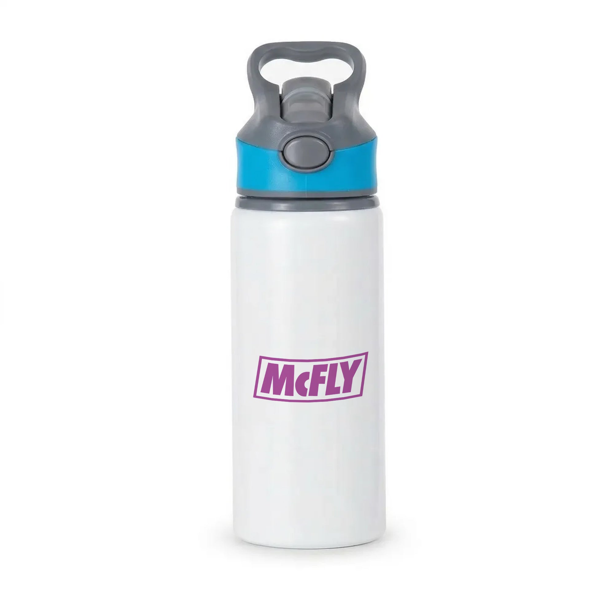Yellow And Purple - McBand Active Water Bottle - Blue