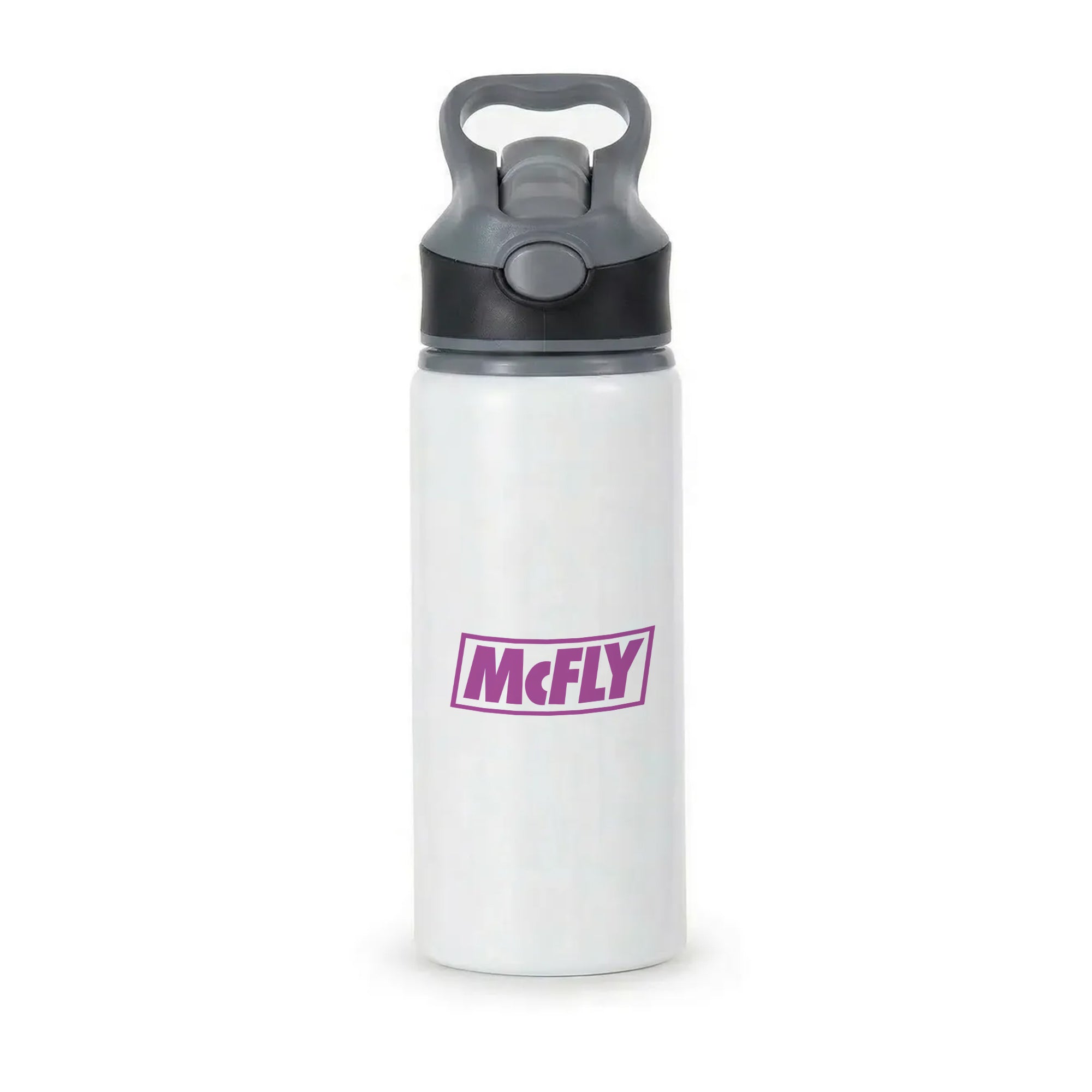 Yellow And Purple - McBand Active Water Bottle - Black