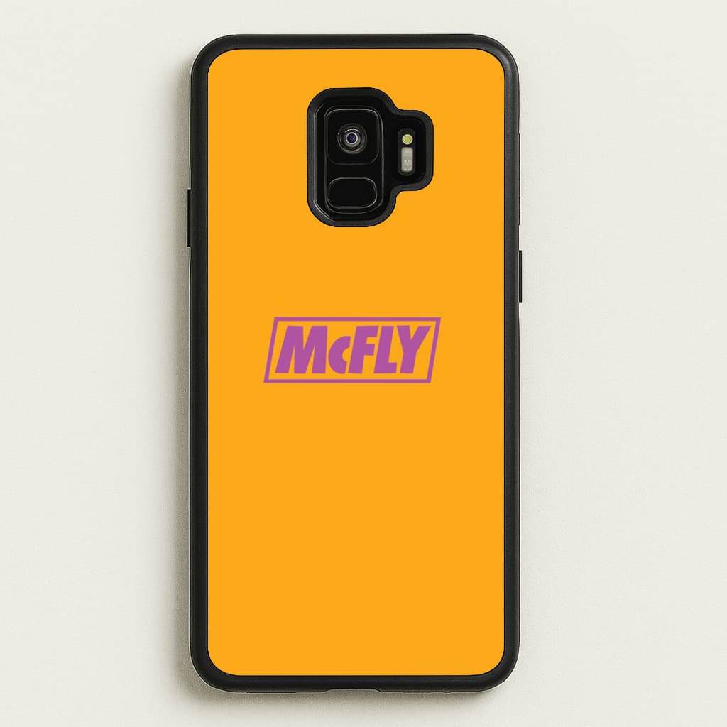 Yellow And Purple - McBand - McFly Phone Case for Galaxy S9