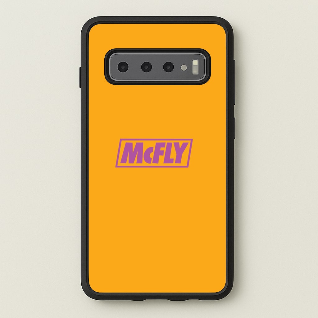 Yellow And Purple - McBand - McFly Phone Case for Galaxy S10 Plus