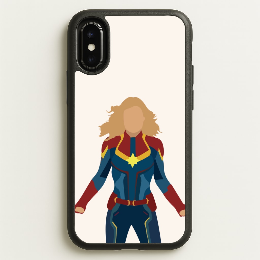 Captain Marvel - Marvel Phone Case for iPhone X / XS