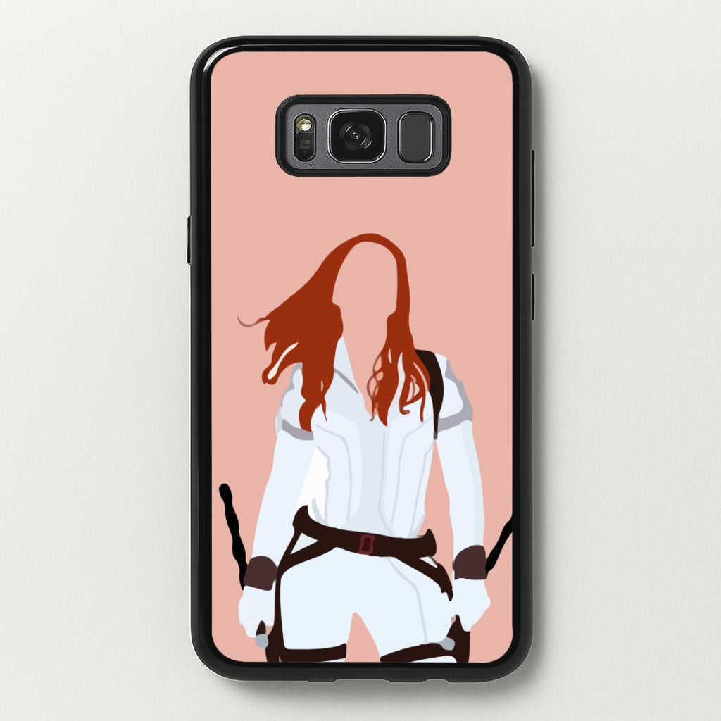 Black Widow - Marvel Phone Case for Galaxy S8