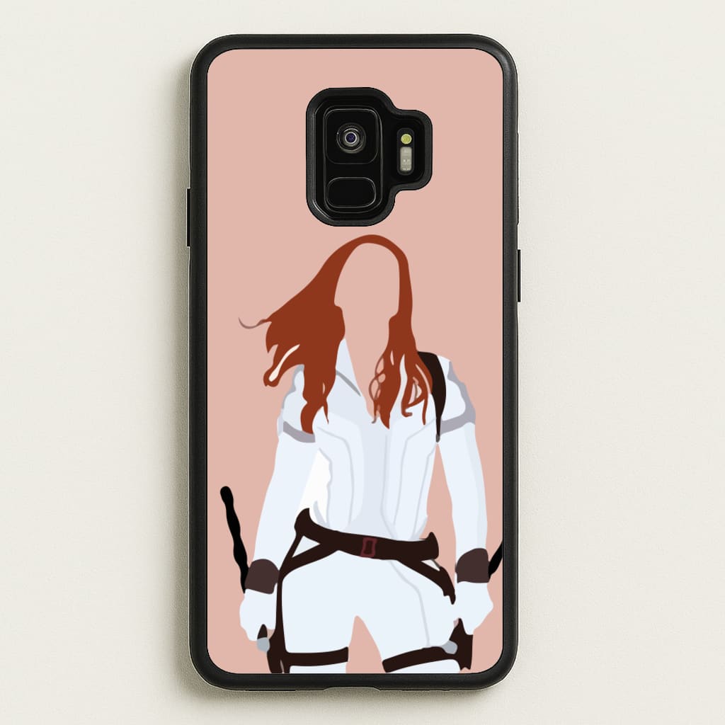 Black Widow - Marvel Phone Case for Galaxy S9