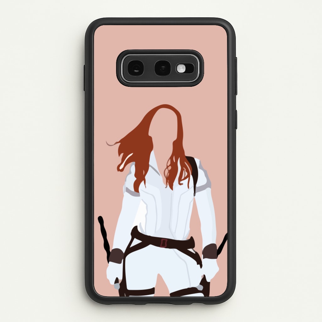 Black Widow - Marvel Phone Case for Galaxy S10e