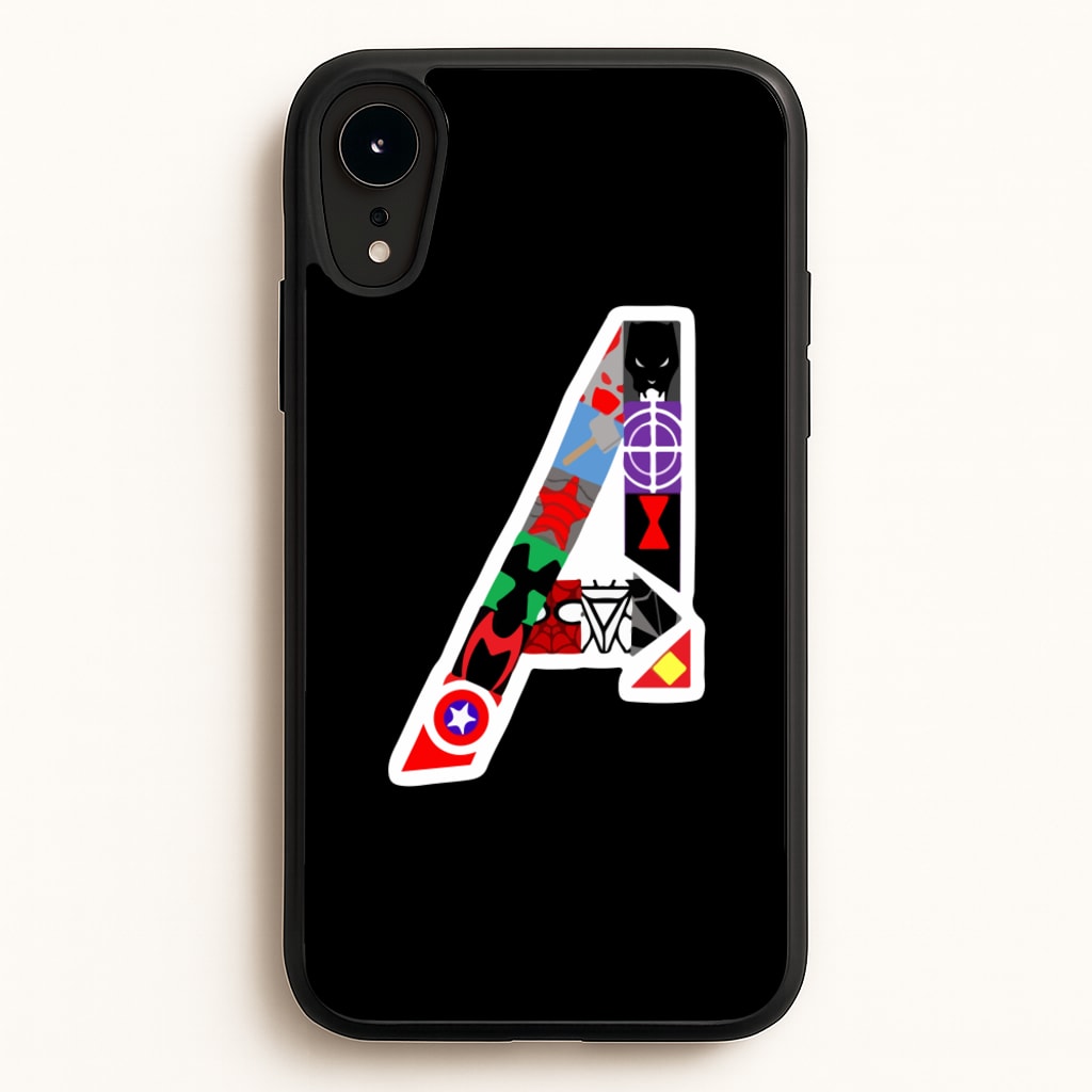 Avengers Logo - Marvel - Marvel Phone Case for iPhone XR