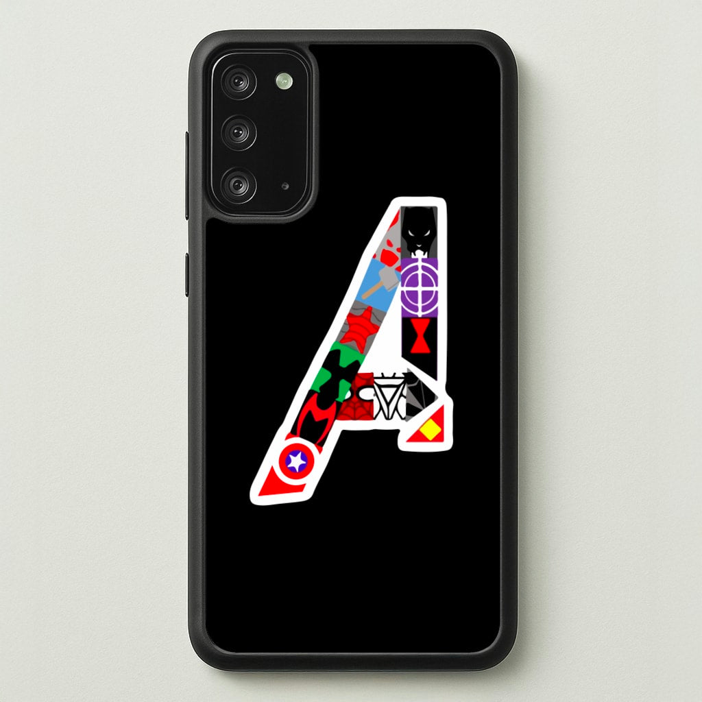 Avengers Logo - Marvel - Marvel Phone Case for Galaxy Note 20
