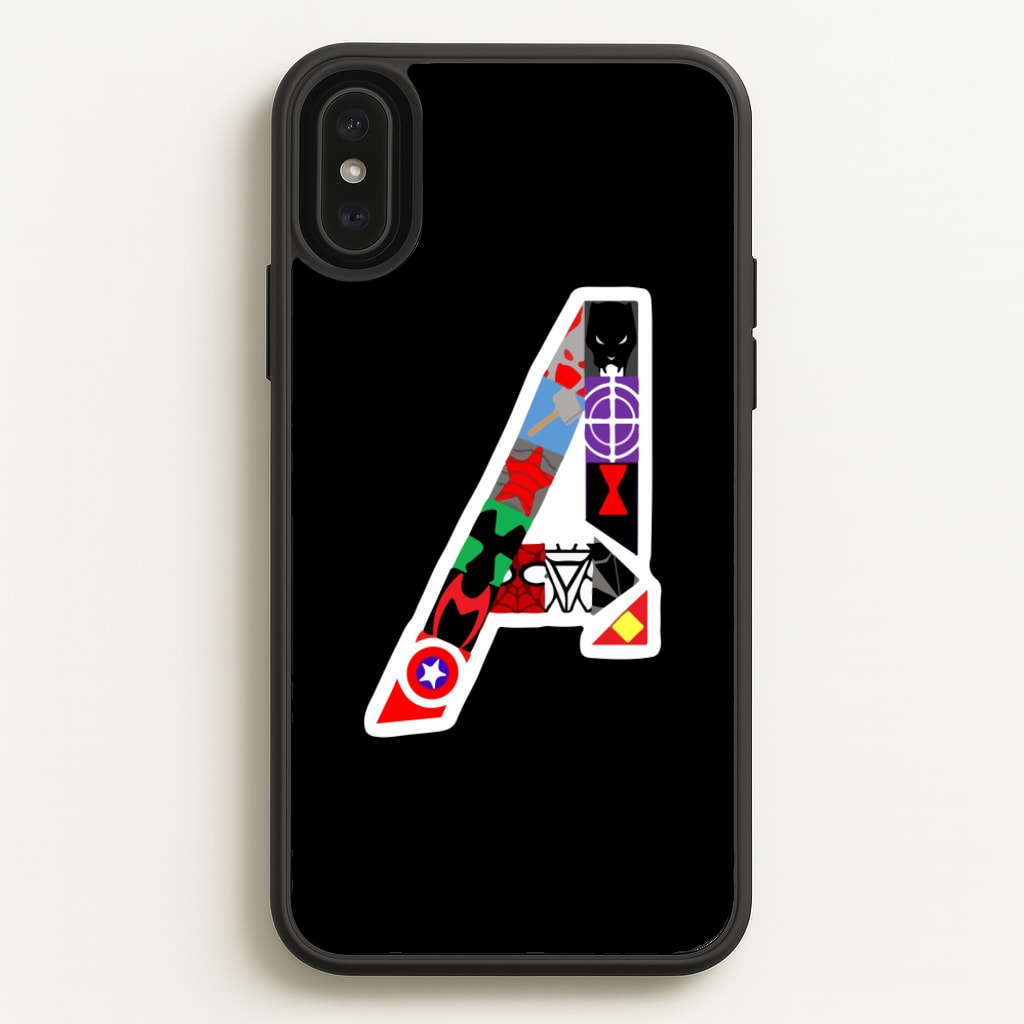 Avengers Logo - Marvel - Marvel Phone Case for iPhone XS Max