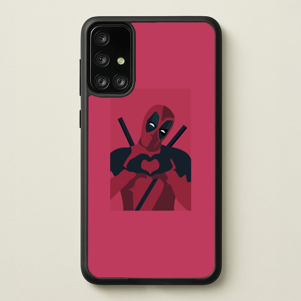 DP heart - Marvel Phone Case for Galaxy A71