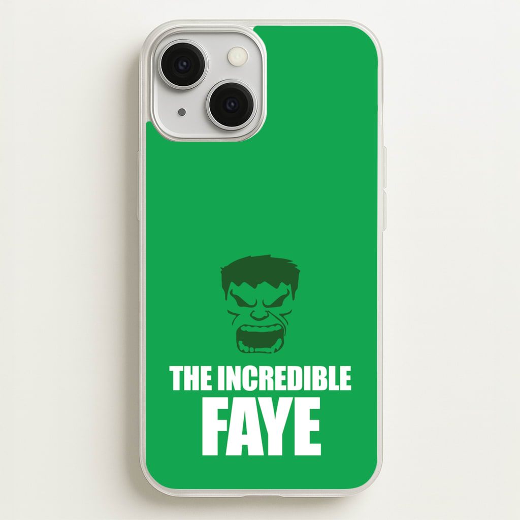 Hulk - Personalised Superhero Comic - Marvel Phone Case for iPhone 13