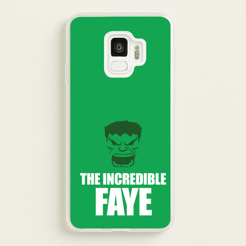 Hulk - Personalised Superhero Comic - Marvel Phone Case for Galaxy S9