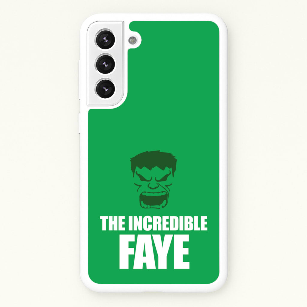 Hulk - Personalised Superhero Comic - Marvel Phone Case for Galaxy S22 Plus