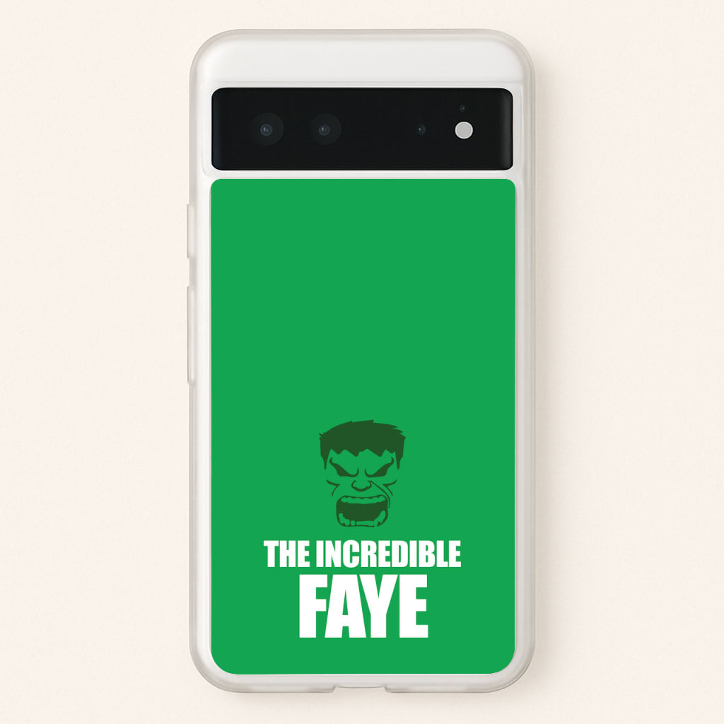 Hulk - Personalised Superhero Comic - Marvel Phone Case for Google Pixel 6